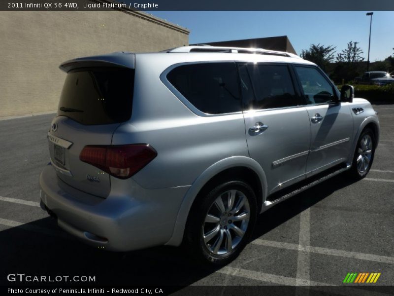 Liquid Platinum / Graphite 2011 Infiniti QX 56 4WD