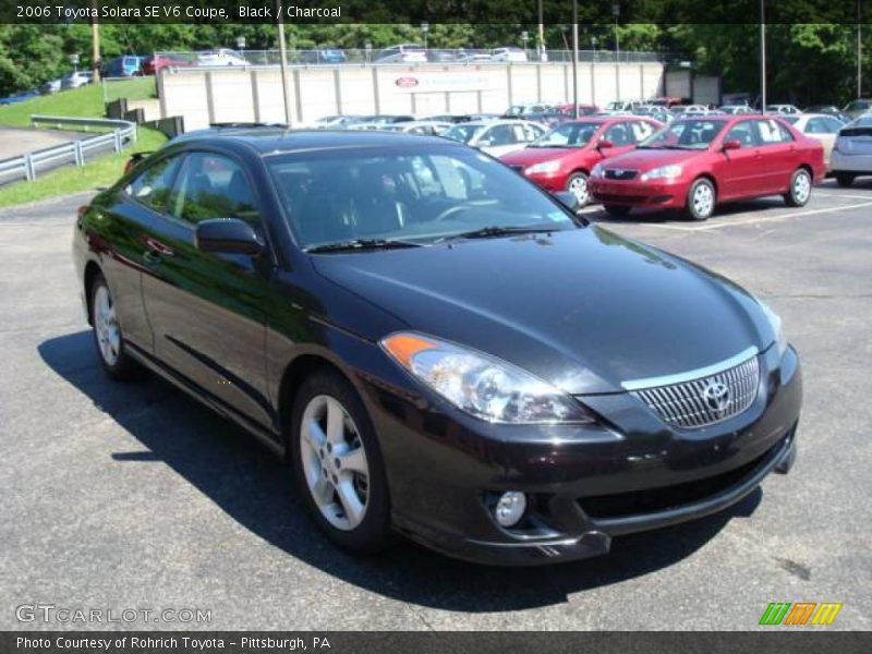 Black / Charcoal 2006 Toyota Solara SE V6 Coupe
