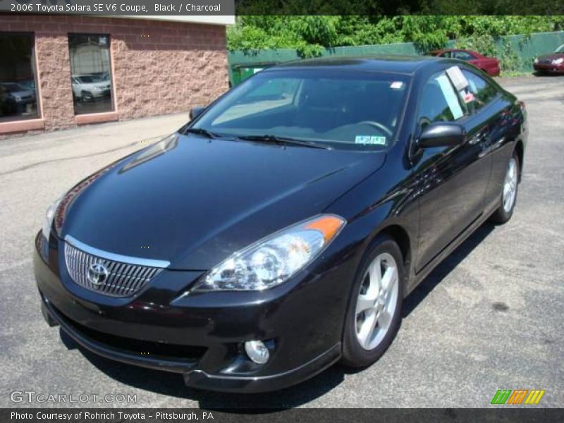 Black / Charcoal 2006 Toyota Solara SE V6 Coupe