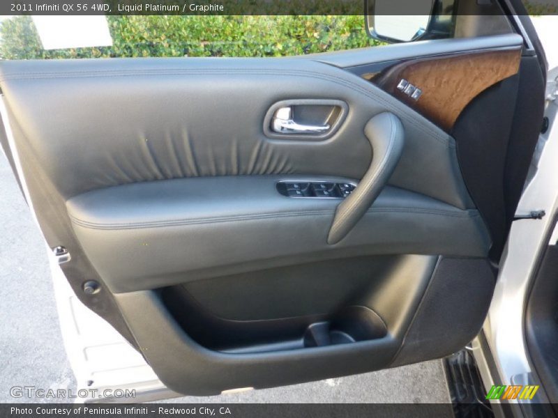 Liquid Platinum / Graphite 2011 Infiniti QX 56 4WD