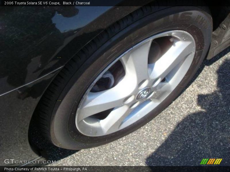 Black / Charcoal 2006 Toyota Solara SE V6 Coupe