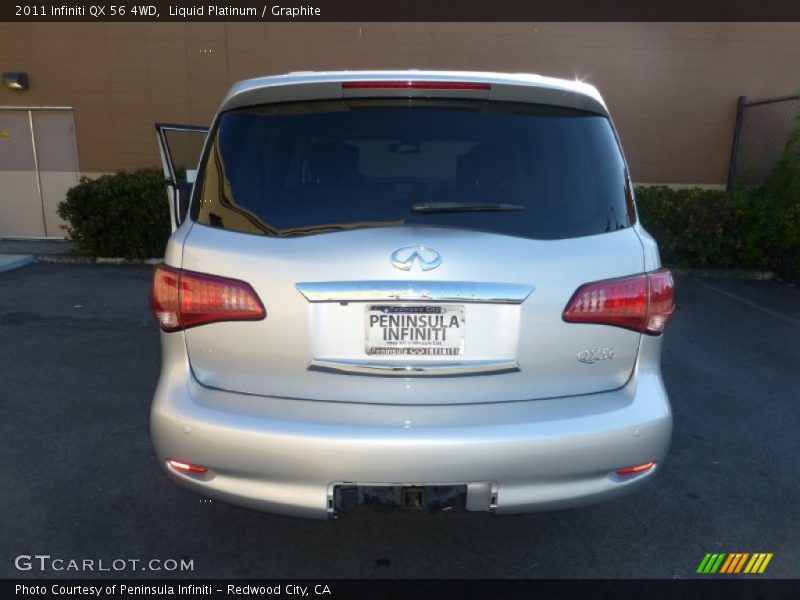 Liquid Platinum / Graphite 2011 Infiniti QX 56 4WD