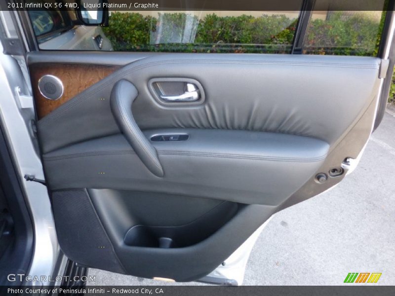 Liquid Platinum / Graphite 2011 Infiniti QX 56 4WD
