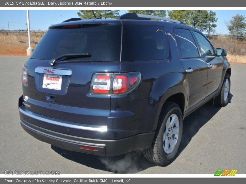 Dark Sapphire Blue Metallic / Ebony 2015 GMC Acadia SLE