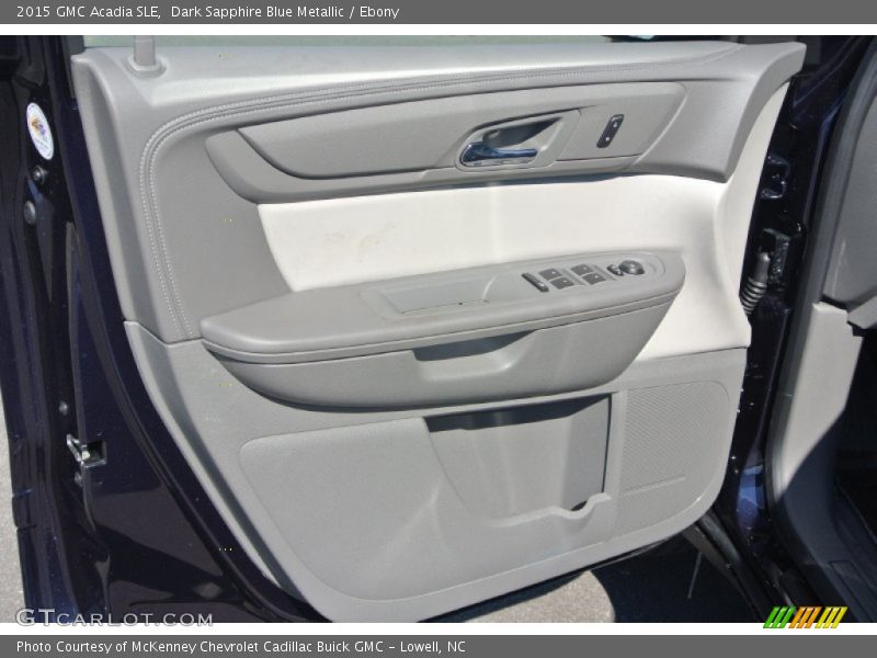 Dark Sapphire Blue Metallic / Ebony 2015 GMC Acadia SLE