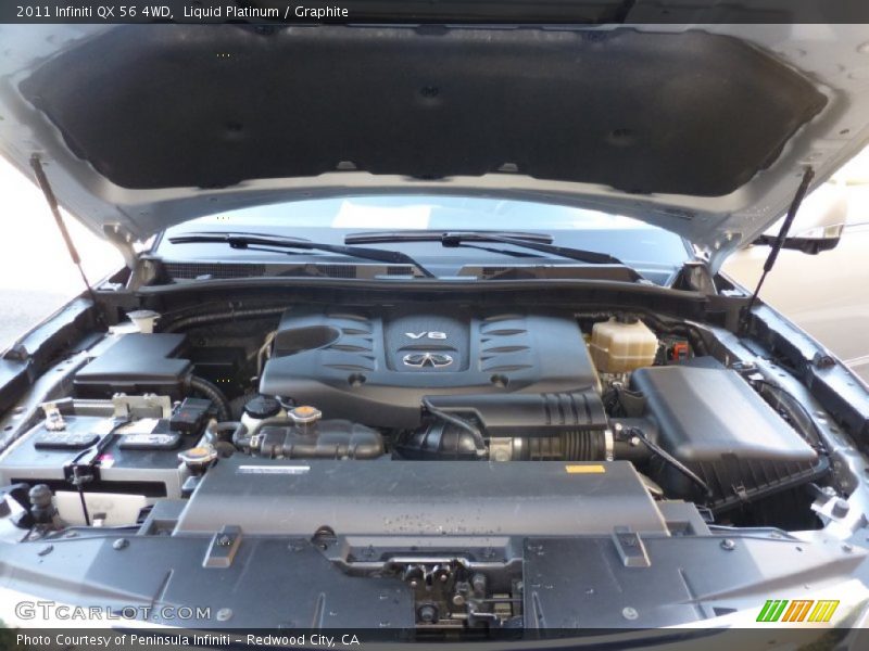 Liquid Platinum / Graphite 2011 Infiniti QX 56 4WD