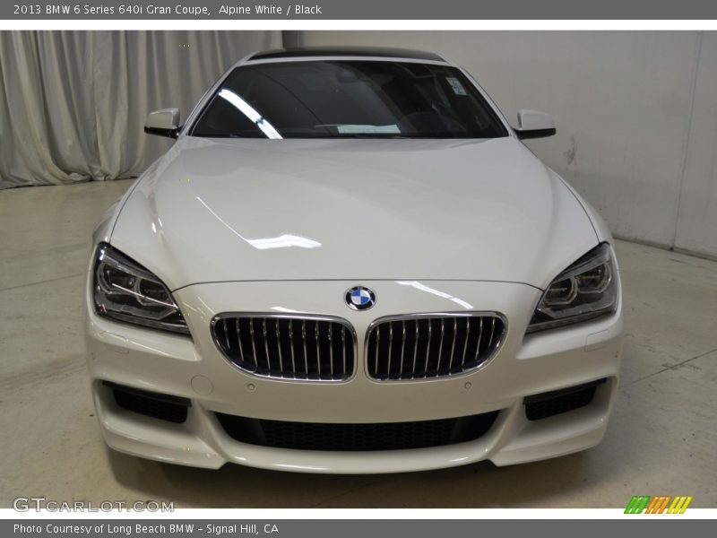 Alpine White / Black 2013 BMW 6 Series 640i Gran Coupe