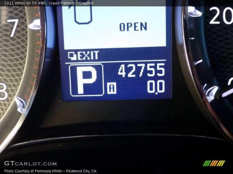 Liquid Platinum / Graphite 2011 Infiniti QX 56 4WD