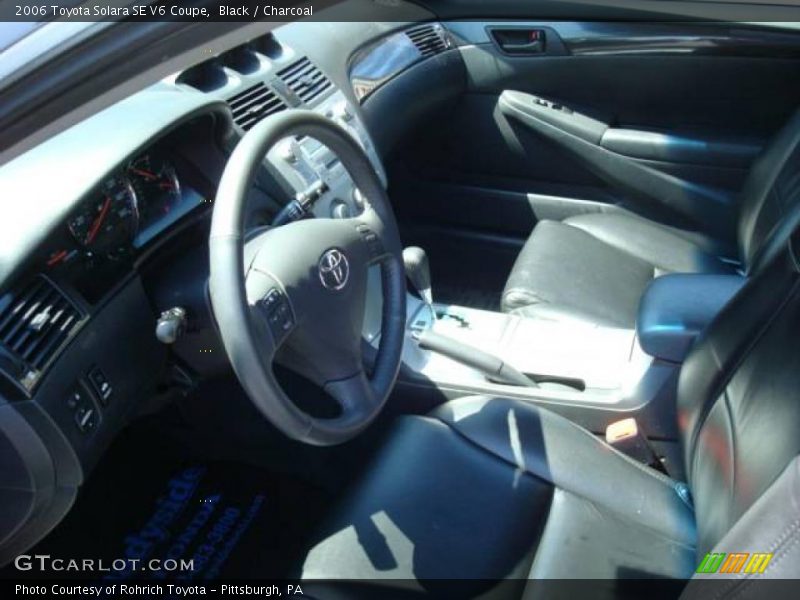 Black / Charcoal 2006 Toyota Solara SE V6 Coupe