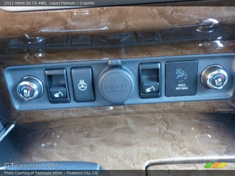 Liquid Platinum / Graphite 2011 Infiniti QX 56 4WD