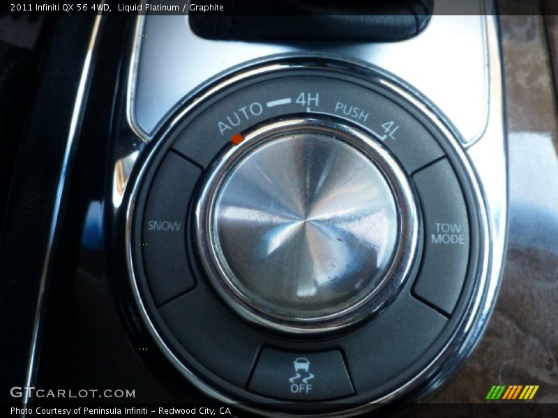Liquid Platinum / Graphite 2011 Infiniti QX 56 4WD