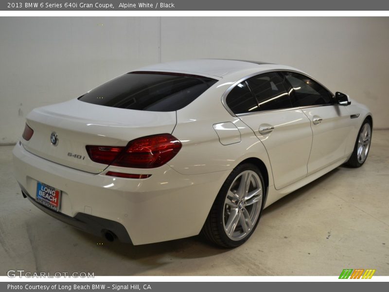 Alpine White / Black 2013 BMW 6 Series 640i Gran Coupe