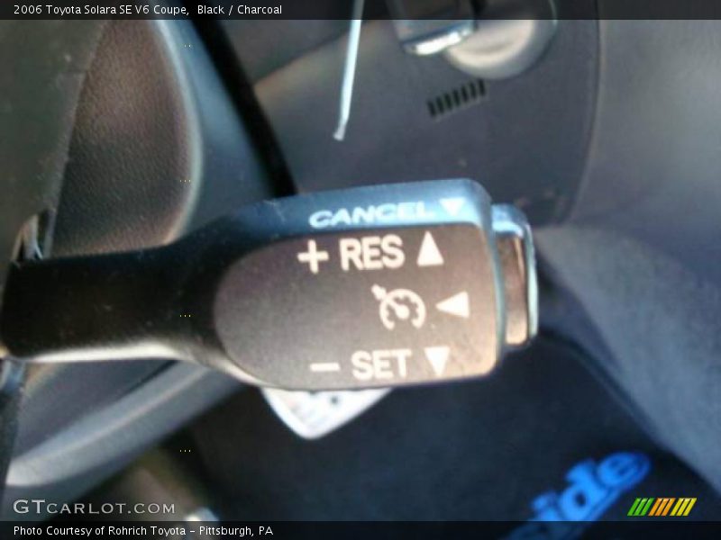 Black / Charcoal 2006 Toyota Solara SE V6 Coupe