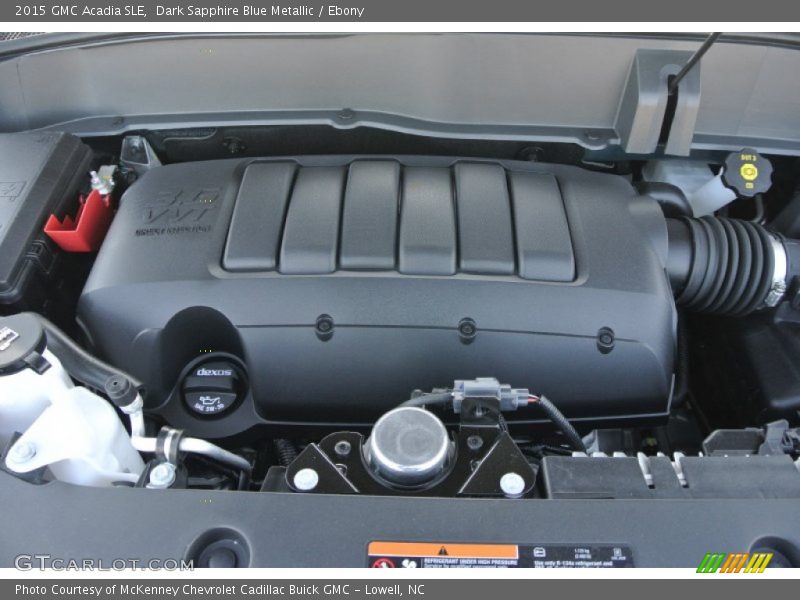 Dark Sapphire Blue Metallic / Ebony 2015 GMC Acadia SLE