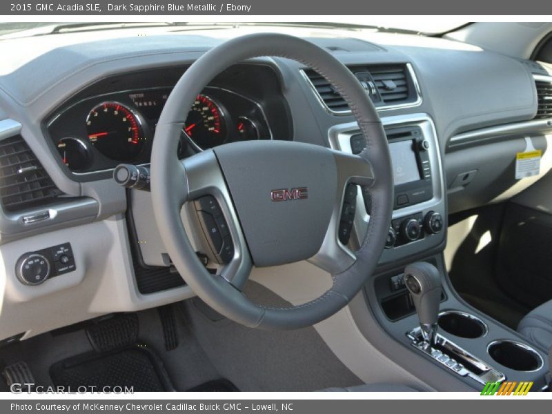 Dark Sapphire Blue Metallic / Ebony 2015 GMC Acadia SLE