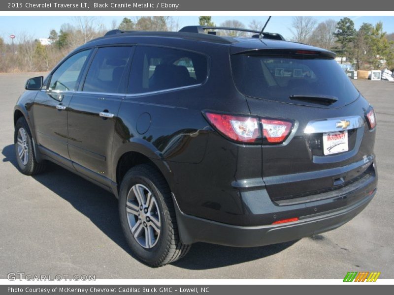 Black Granite Metallic / Ebony 2015 Chevrolet Traverse LT