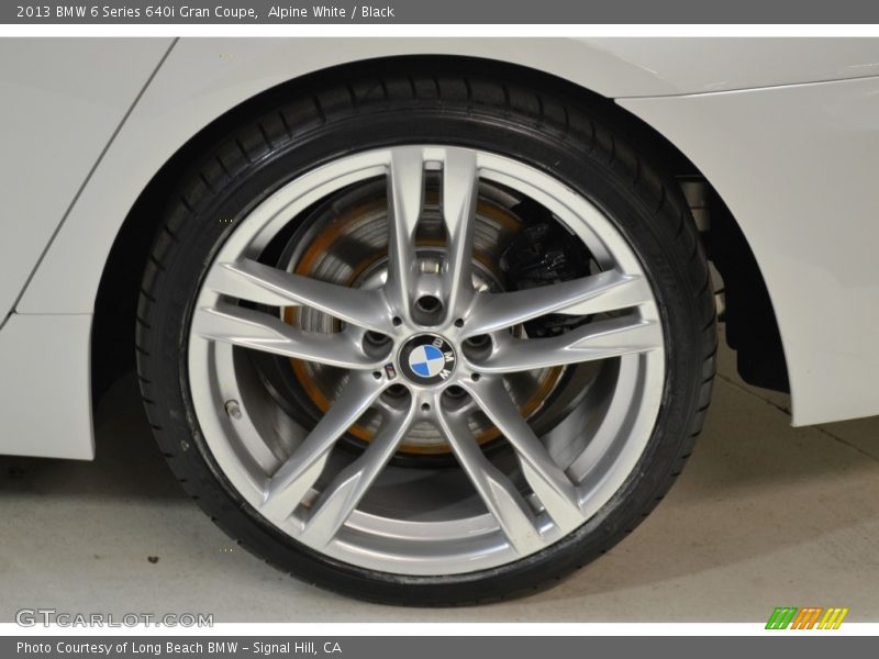 Alpine White / Black 2013 BMW 6 Series 640i Gran Coupe