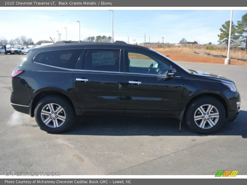 Black Granite Metallic / Ebony 2015 Chevrolet Traverse LT