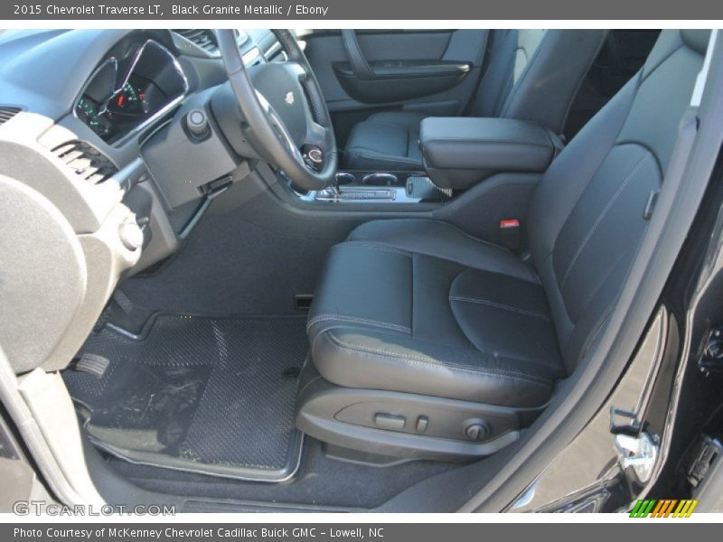 Black Granite Metallic / Ebony 2015 Chevrolet Traverse LT
