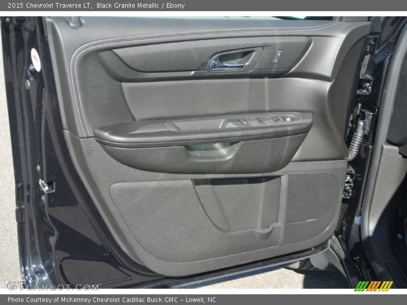 Black Granite Metallic / Ebony 2015 Chevrolet Traverse LT