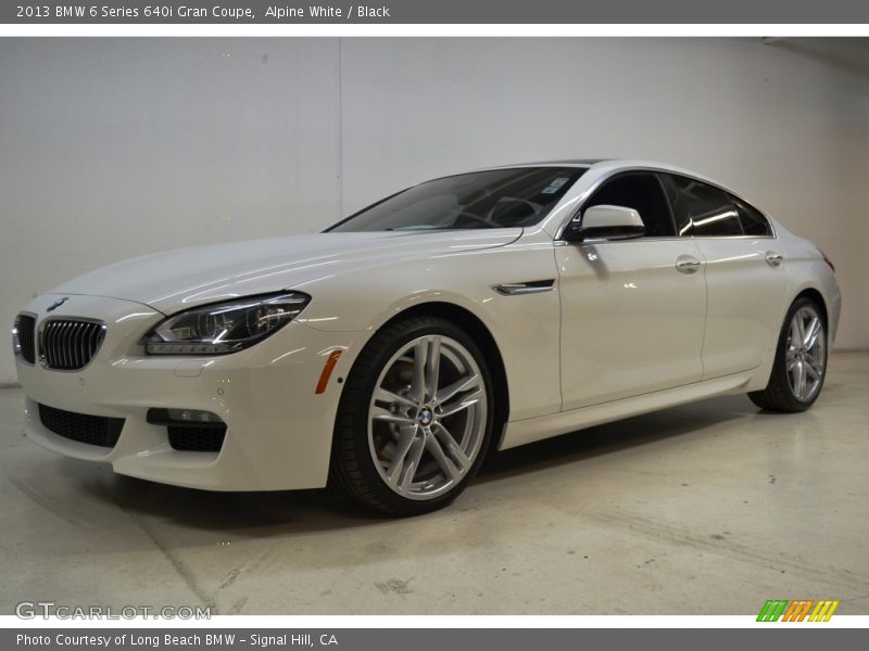 Alpine White / Black 2013 BMW 6 Series 640i Gran Coupe