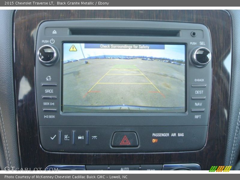 Black Granite Metallic / Ebony 2015 Chevrolet Traverse LT