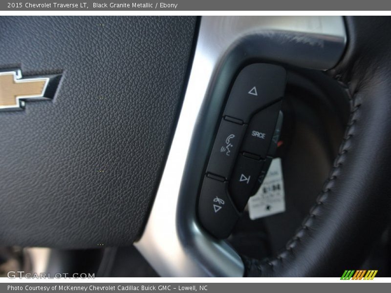 Black Granite Metallic / Ebony 2015 Chevrolet Traverse LT