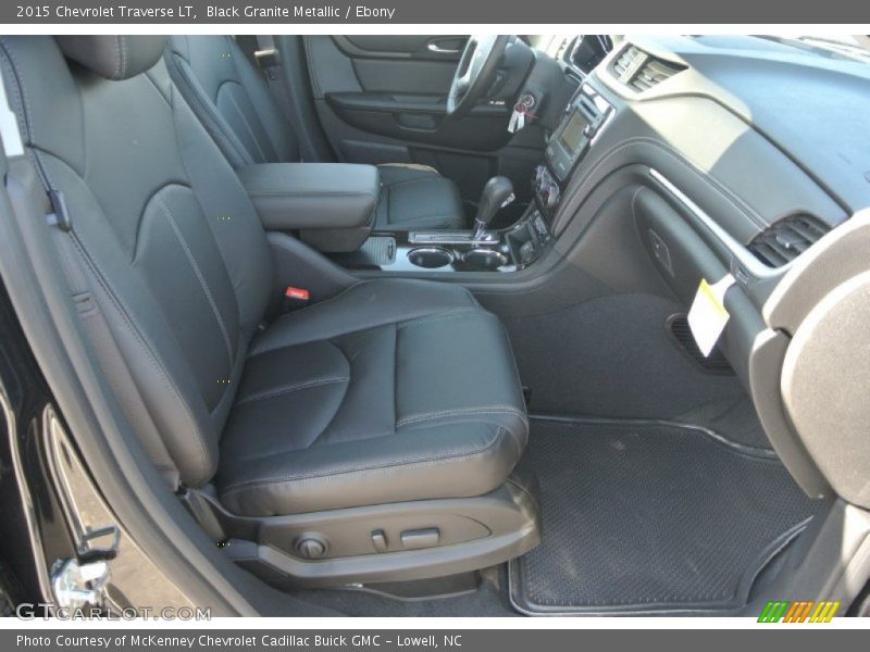 Black Granite Metallic / Ebony 2015 Chevrolet Traverse LT