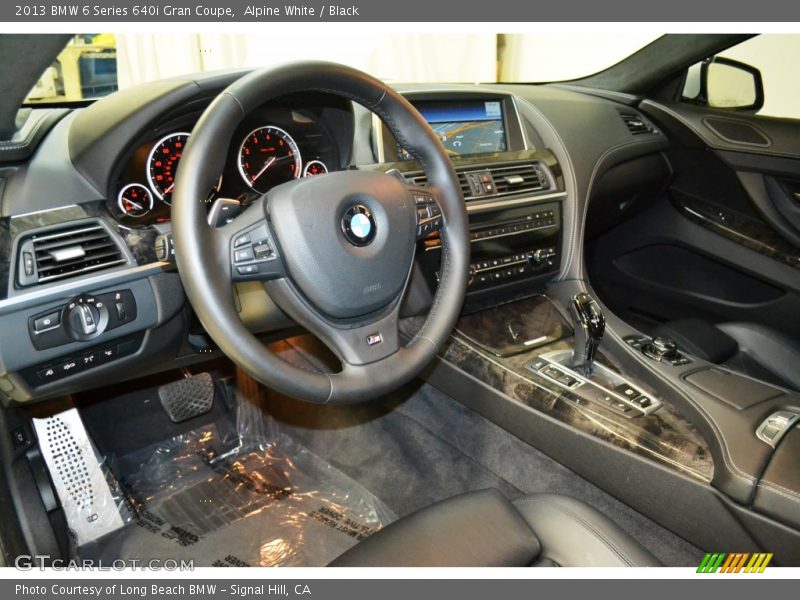 Alpine White / Black 2013 BMW 6 Series 640i Gran Coupe