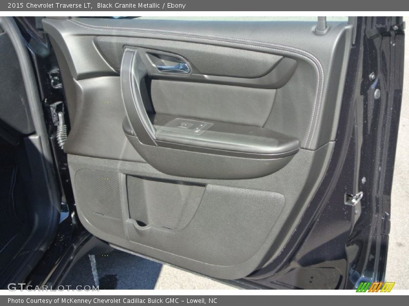 Black Granite Metallic / Ebony 2015 Chevrolet Traverse LT