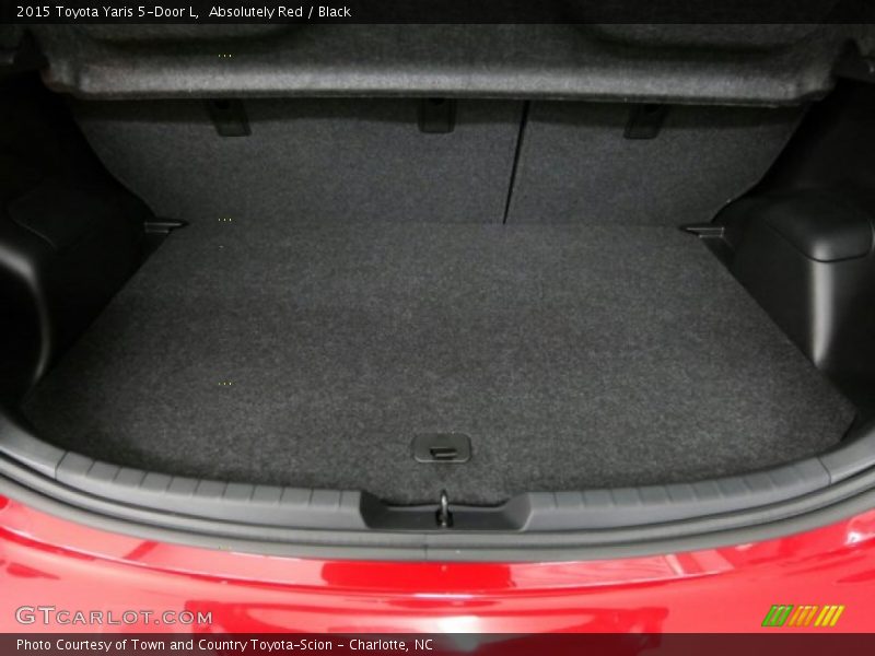 Absolutely Red / Black 2015 Toyota Yaris 5-Door L