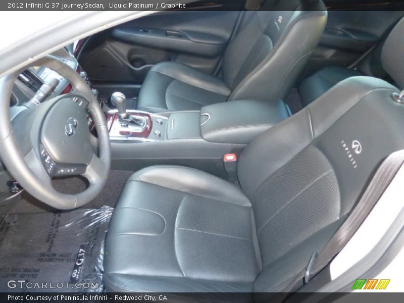 Liquid Platinum / Graphite 2012 Infiniti G 37 Journey Sedan