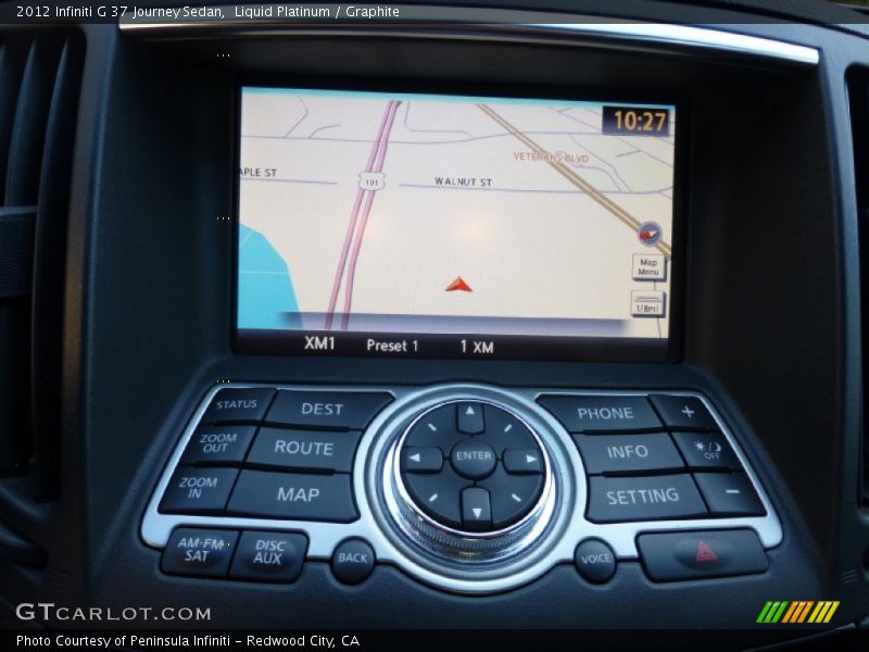 Liquid Platinum / Graphite 2012 Infiniti G 37 Journey Sedan