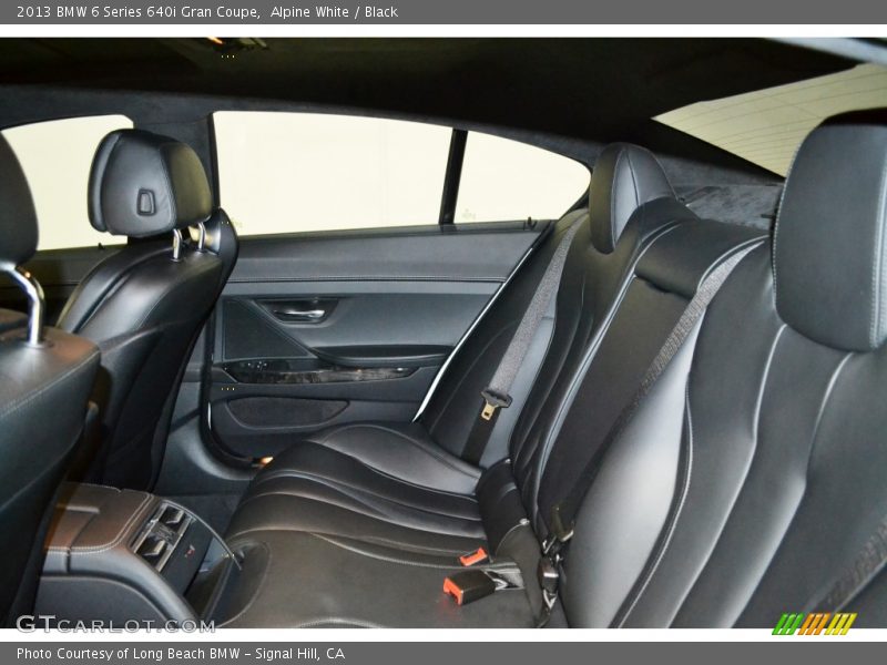 Alpine White / Black 2013 BMW 6 Series 640i Gran Coupe