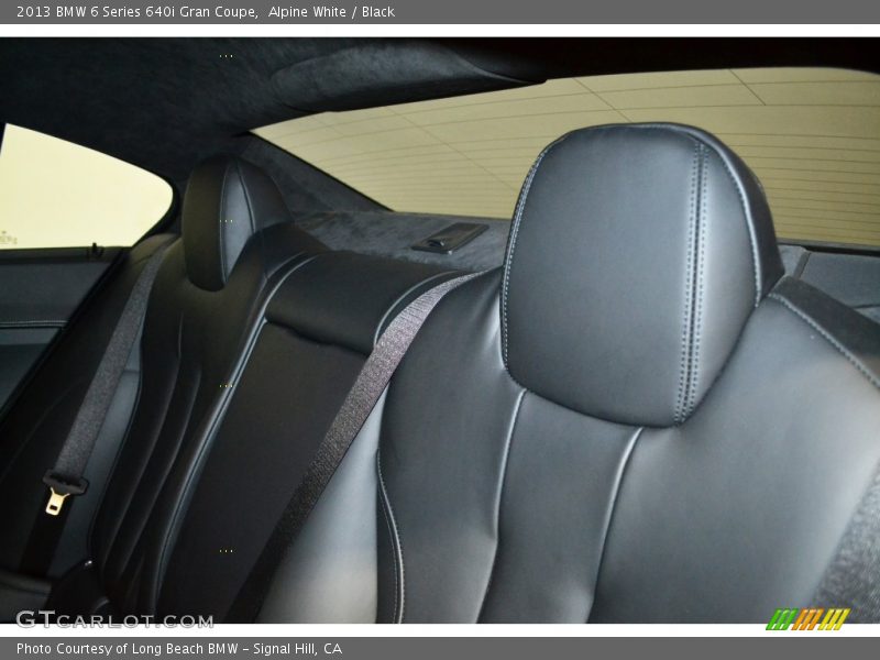 Alpine White / Black 2013 BMW 6 Series 640i Gran Coupe