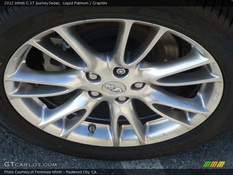 Liquid Platinum / Graphite 2012 Infiniti G 37 Journey Sedan