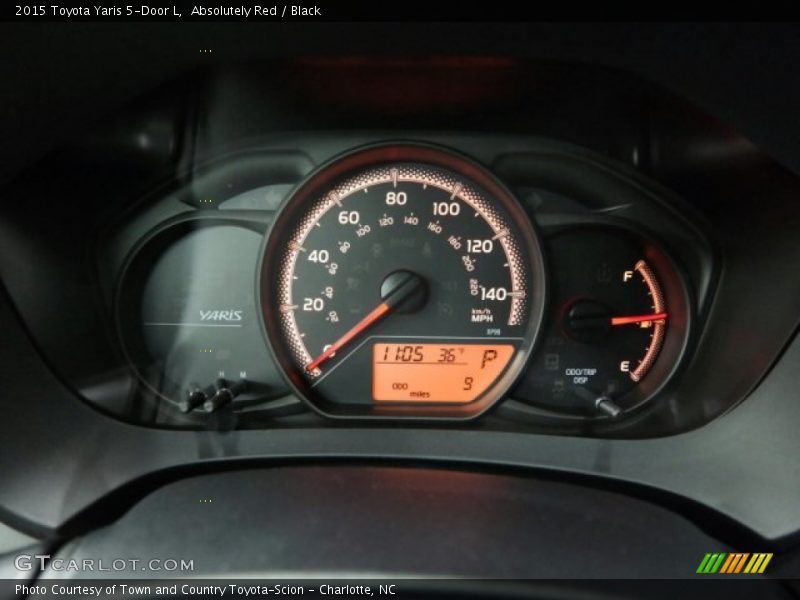  2015 Yaris 5-Door L 5-Door L Gauges