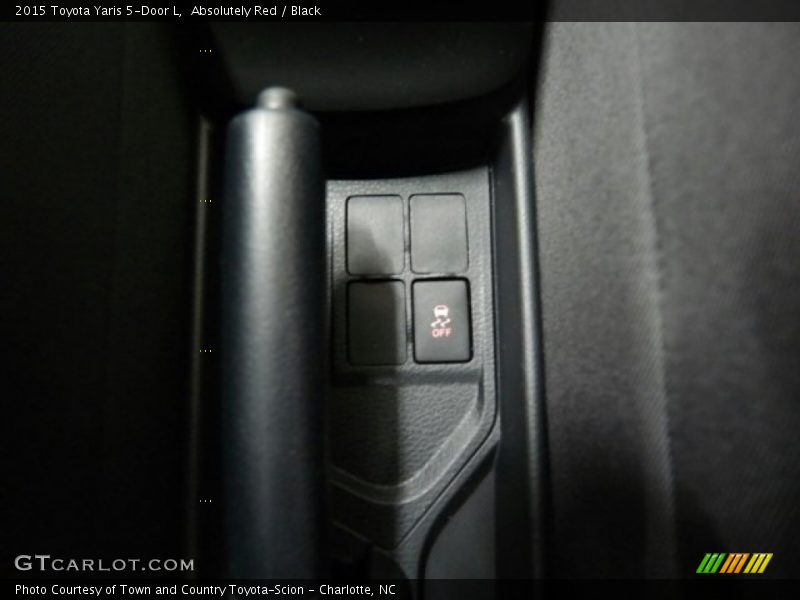 Absolutely Red / Black 2015 Toyota Yaris 5-Door L