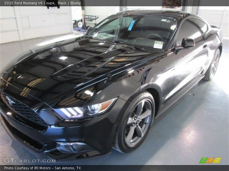 Black / Ebony 2015 Ford Mustang V6 Coupe