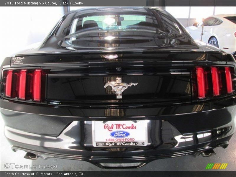 Black / Ebony 2015 Ford Mustang V6 Coupe