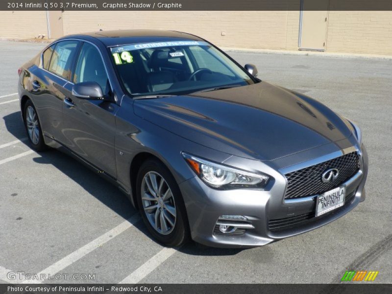 Graphite Shadow / Graphite 2014 Infiniti Q 50 3.7 Premium