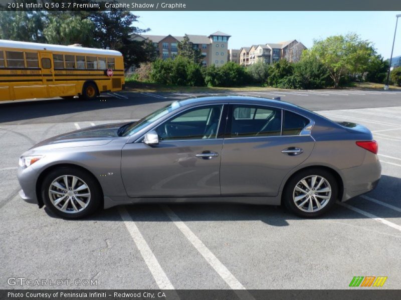Graphite Shadow / Graphite 2014 Infiniti Q 50 3.7 Premium