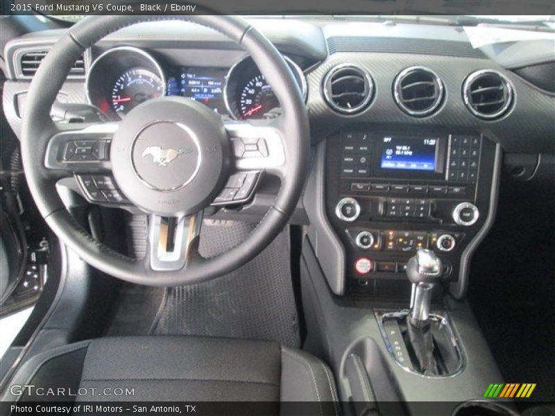 Black / Ebony 2015 Ford Mustang V6 Coupe