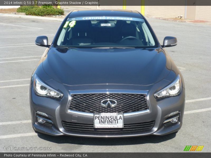 Graphite Shadow / Graphite 2014 Infiniti Q 50 3.7 Premium