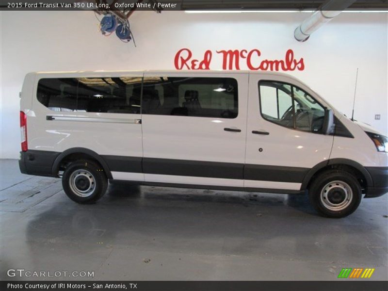Oxford White / Pewter 2015 Ford Transit Van 350 LR Long