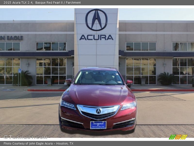 Basque Red Pearl II / Parchment 2015 Acura TLX 2.4