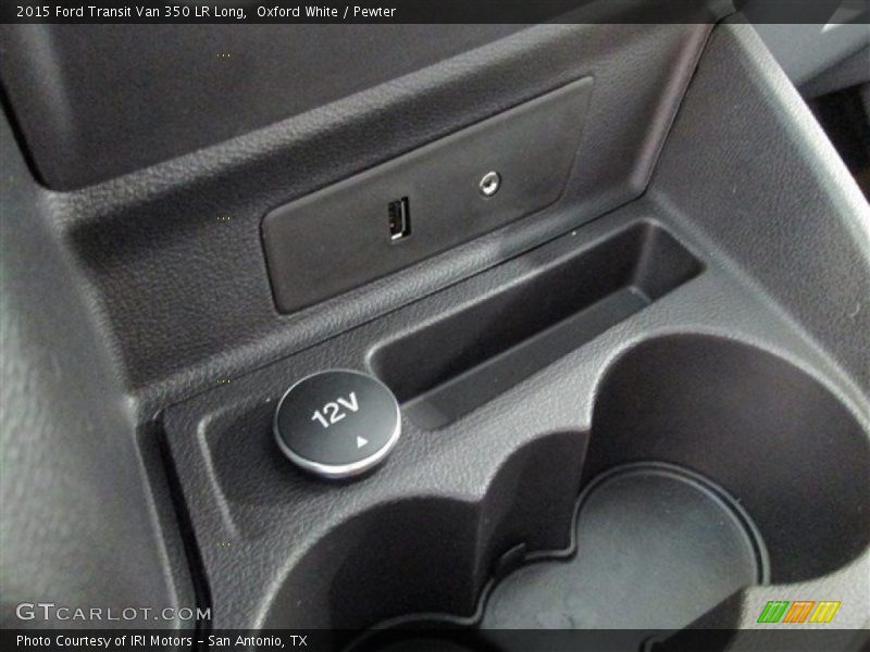 Oxford White / Pewter 2015 Ford Transit Van 350 LR Long