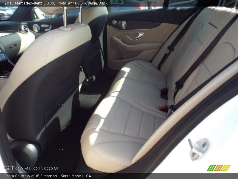 Polar White / Silk Beige/Black 2015 Mercedes-Benz C 300