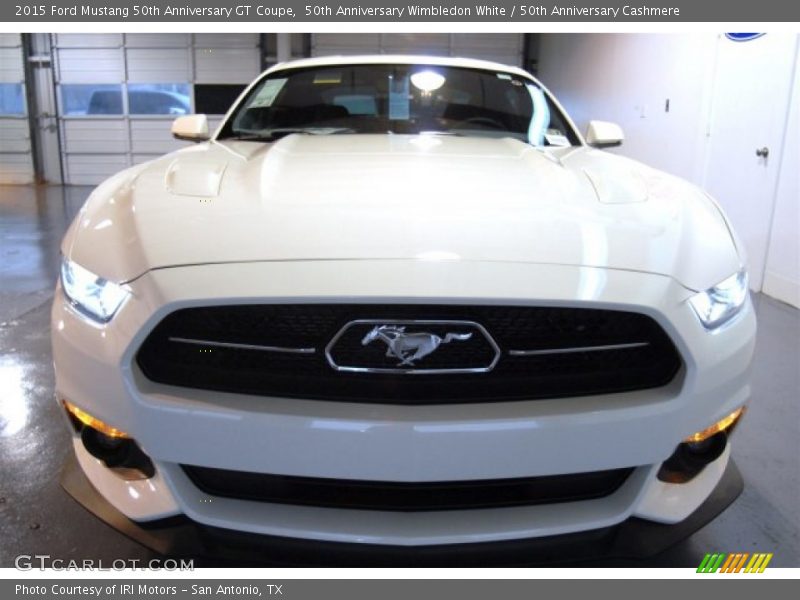 50th Anniversary Wimbledon White / 50th Anniversary Cashmere 2015 Ford Mustang 50th Anniversary GT Coupe