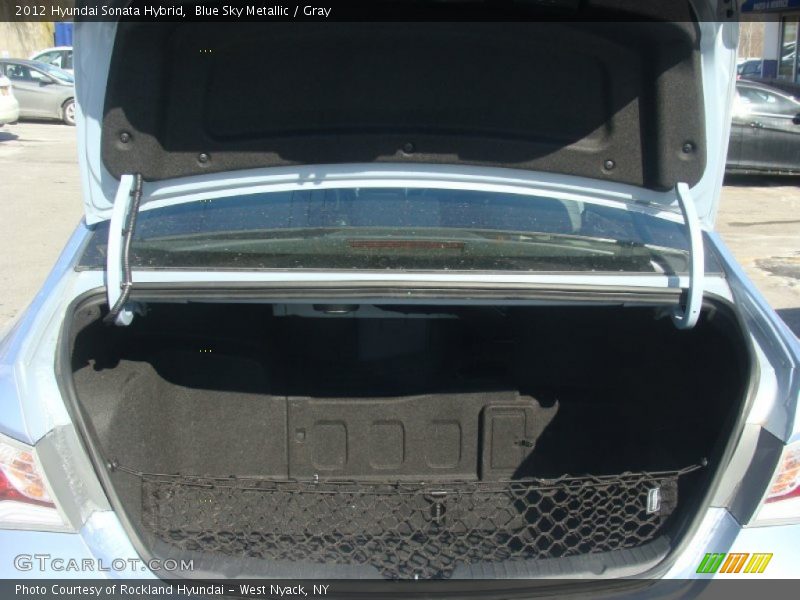 Blue Sky Metallic / Gray 2012 Hyundai Sonata Hybrid